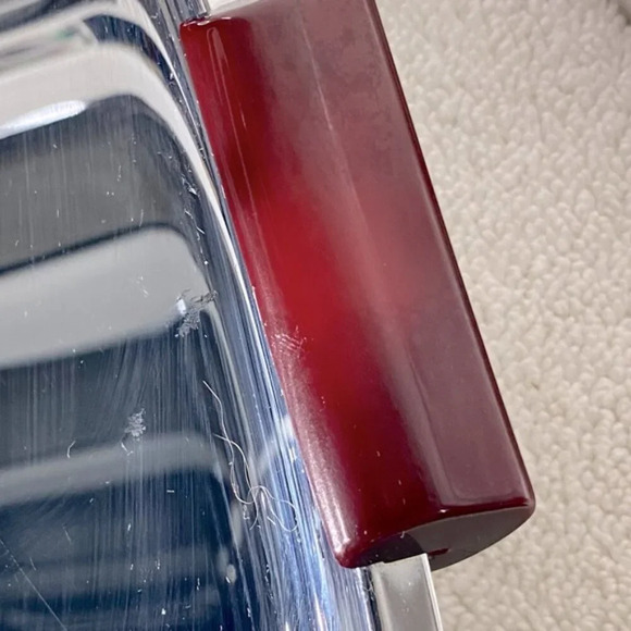 Vintage Glo Hill Gourmates Two Tier Chrome Serving Tray With Bakelite Handles - Picture 11 of 15